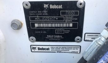 Used 2017 Bobcat T650 – Sold full