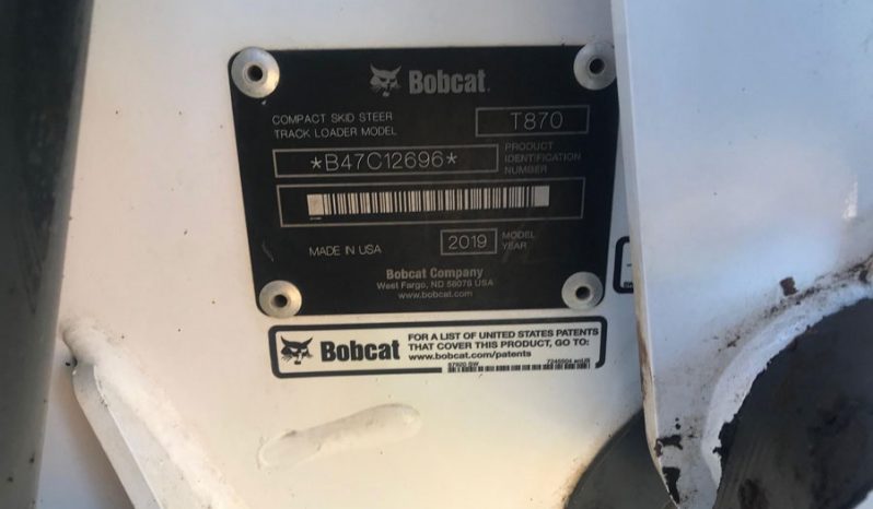 Used 2018 Bobcat T870 full