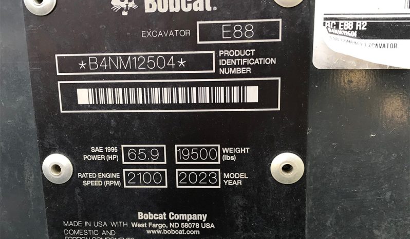 Used 2023 Bobcat E88 full