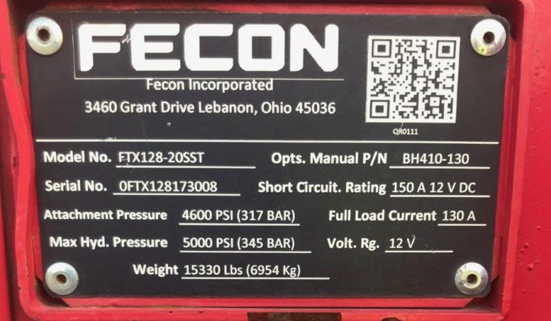 Used 2017 Fecon FTX128L full