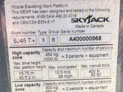 2023 Skyjack SJ45T+ full