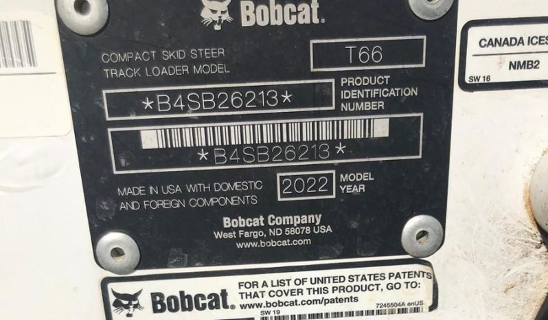 2022 Bobcat T66 full