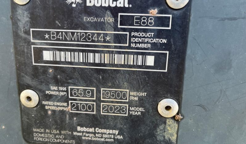 2023 Bobcat E88 full