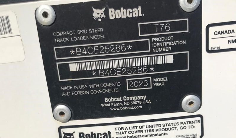 2023 Bobcat T76 full