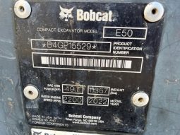 2022 Bobcat E50 full