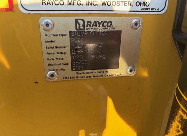 2021 Rayco RG37 full
