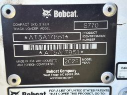 2022 Bobcat S770 full