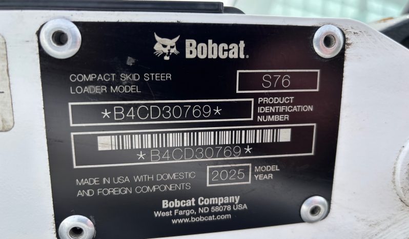 2025 Bobcat S76 full