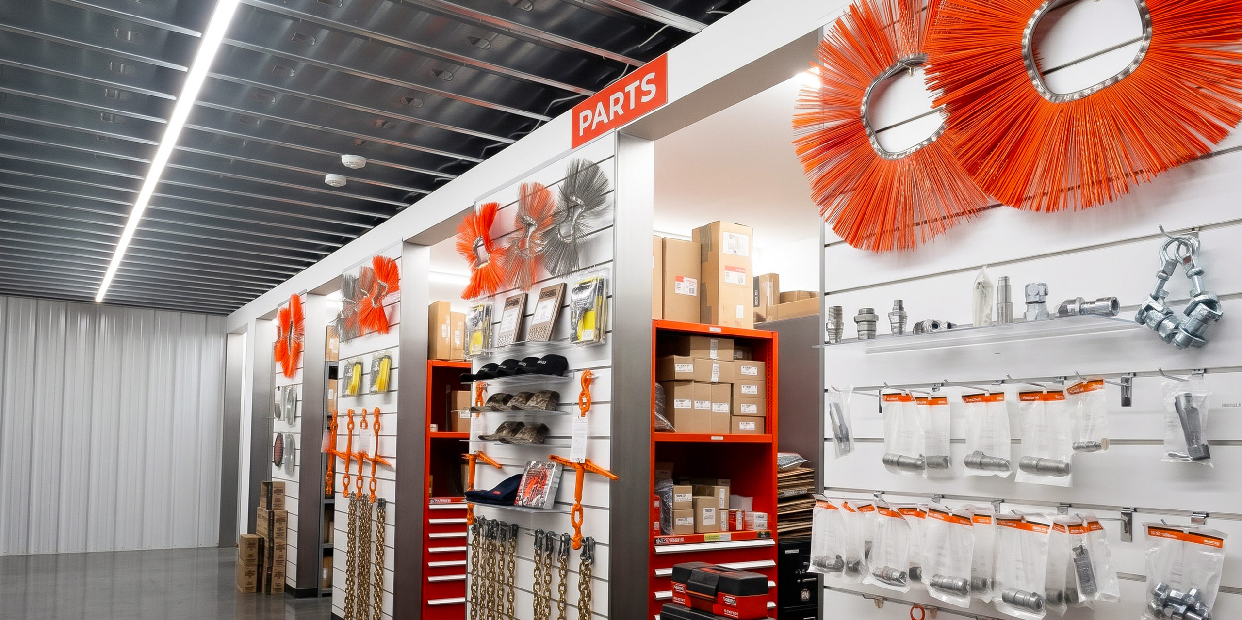 Woods Machinery parts counter